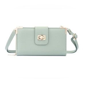 Mint Wallet with Crossbody Strap - SUGU